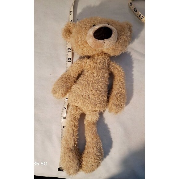 Gund Toothpick Plush Teddy Bear Stuffed Animal Beige 14" Soft Cuddly Toy - Picture 4 of 9